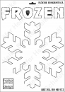 Schablone-Stencil A3 436-0973 Fläche Eiskristall